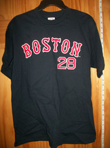 MLB Boy Clothes 14/16 Boston Red Sox Baseball Jersey Youth Gonzalez 28 S... - £10.62 GBP