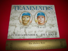 Baseball MLB Non Fiction BOOK Teamates Jackie Robinson 1990 Negro League Dodgers - £7.50 GBP