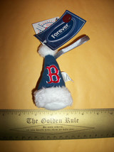 MLB Christmas Ornament Decor Boston Red Sox Holiday Baseball Team Cap Santa Hat - £7.58 GBP