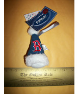 MLB Christmas Ornament Decor Boston Red Sox Holiday Baseball Team Cap Sa... - $9.49