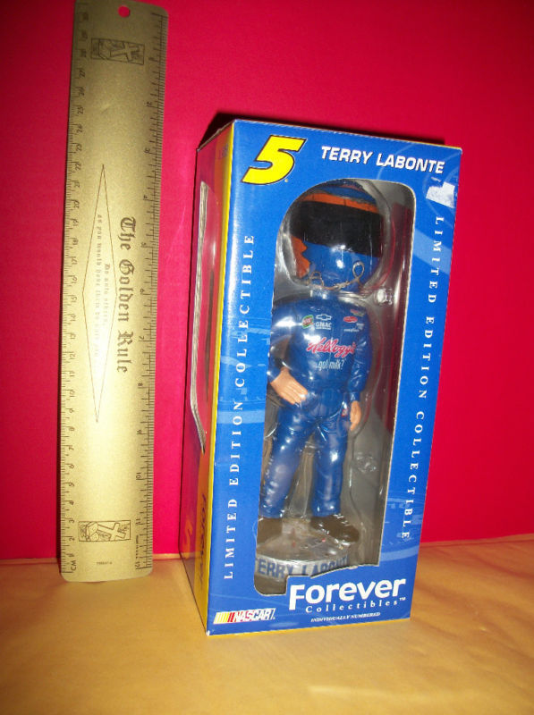 Racing Nascar Action Figure 2003 Terry Labonte Bobblehead Racer Bobble H... - $18.99