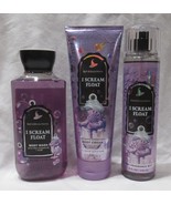 Bath &amp; Body Works Body Wash Cream Fragrance Mist Set Lot of 3 I SCREAM F... - $1,011.42 MXN