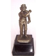 1973 Hudson Pewter Statue &quot;All The Way&quot; Golfer on Marble Base Philip Kra... - $341.28 CAD