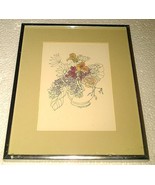 1975 Mary Lou Goertzen &quot;Mother&#39;s Day bouquet&quot; litho portal pub. print 75... - $194.98 CAD