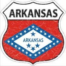 Arkansas State Flag Highway Shield Novelty Metal Magnet HSM-112 - $14.95