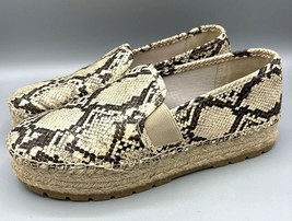 Circus by Sam Edelman Snakeskin Espadrille Slip On Shoes Women’s  9 - $291.89 MXN