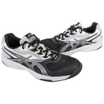 Asics Gel Upcourt 2 Volleyball Shoes Womens Size 10 Sneakers B755Y Black White - £36.96 GBP