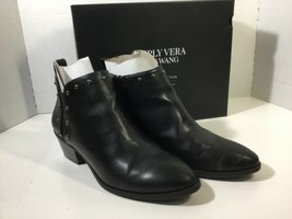 Simply Vera Simply Stretch Black Studded Ankle Bootie Sz 8 Scoter Memory... - $33.65
