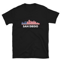 San Diego American Flag Shirt, 4th of July shirts T-shirt - £16.02 GBP