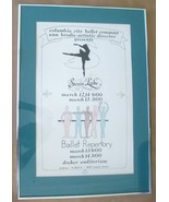 1976 COLUMBIA CITY BALLET CO. SWAN LAKE A. BRODIE LITHO - $9,201.98 MXN
