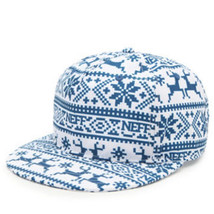 Men&#39;s Guys Neff Nordic Deer Blue White Snapback Hat T Print Cap New $28 - £18.37 GBP