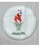 VINTAGE 1996 ATLANTA OLYMPIC GLASS PAPERWEIGHT MAGNIFYING GLASSl - £14.93 GBP
