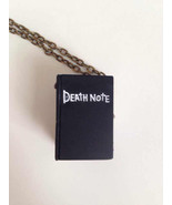 Vintage Unique Death Note Book Quartz Pocket Watch Pendant Necklace  - £15.58 GBP