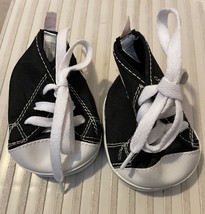 Build A Bear Workshop Black Hi Top Tennis Shoes BABW Logo on Sole - $8.00