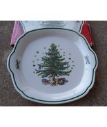 Nikko Christmastime 10&quot; Serving Tray With Tab Handles w/ Box /Japan  - £15.97 GBP