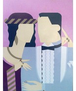1981 Hand Signed Giancarlo Impiglia Bride &amp; Groom Wedding Litho Poster A... - $3,892.53 CAD