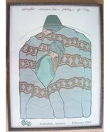 1982 Amado Maurillo Pena Jr. &quot;Manton Gris&quot; Artistic Gallery Scottsdale AZ - $484.14