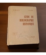 Guide de Bibliographie Hispanique Arnaud, E. und V. Tusón: - €34,72 EUR