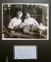 Universal Horror: (Ernest Thesiger . (Bride Of Frankenstein) Autograph &amp; Photo - £1,187.03 GBP