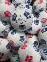 6 Callaway Red/ White USA Truvis Chrome Soft Near Mint AAAA Used Golf Balls - $12.55