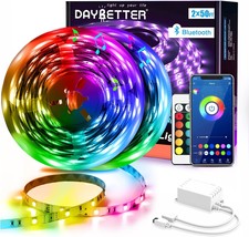 Daybetter Led Strip Lights 100Ft. (2 Rolls Of 50-Foot Smart Light Strips With - £26.51 GBP