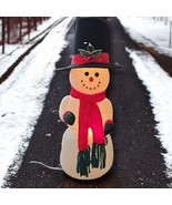 Vtg.  22” Melted Plastic Light-Up Snowman Christmas Ornaments - $67.91 CAD
