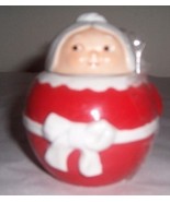 1983 AVON MRS SANTA CERAMIC HANDPAINTED CREAMER BOWL - $512.20 MXN