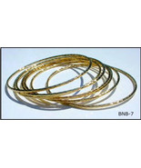 Bangle Bracelet  14 Karat Gold Layered 2 1/2 Inch Lifetime Guaranteed - $32.50