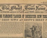 Knott&#39;s Berry Place The Ghost Town News Souvenir Buena Park California - £22.15 GBP