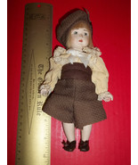 Porcelain Doll Victorian Clothes Hat Short Pant Shoe Blonde Jointed Toy ... - $25.79 CAD