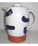 1985 HANDMADE &amp; GLAZED POTTERY TEAPOT BY E SCHULMAN - $220.28