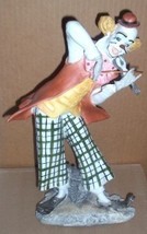 1985 MARZIA ORIGINAL CLOWN FIGURINE RESIN/MEDIA SIGNED - $289.14