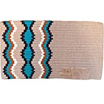 Golden West Lori Heckaman Southwest Colors Turquoise Saddle Blanket Pad ... - $599.99