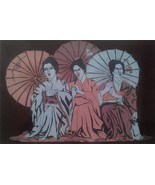 1986 Hand Signed &amp; Numbered A.C. Rafa Three Maidens from Mikado - $7,355.46 MXN