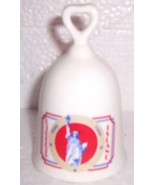 1986 Liberty Island Statue of Liberty New York Porecelain Collectors Bell - $27.18