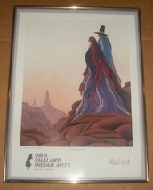 1987 SIGNED BILL RABBIT SPIRIT LIVES CHEROKEE INDIAN - £556.62 GBP