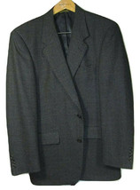 Brannoch Sport Coat Pure Wool Mens Size 40R Gray Lined Classic Blazer Ja... - £23.28 GBP
