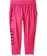 Under armour Ragazze&#39; Heat Gear Tech Pantaloni Capri, Harmony Rosso, XS - $473.08 MXN