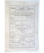 Vibbert Clintonville CT antique advertising flyer cardbord Bristol cards... - £11.00 GBP