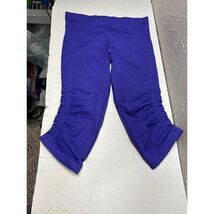 Lululemon In The Flow Crop II Purple Yoga Tight Legging Women’s Size 6 - $23.06