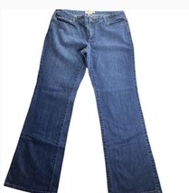 Michael Kors Women’s Blue Denim Cotton Straight Fit Casual Jeans Size 12/34x31 - £13.46 GBP