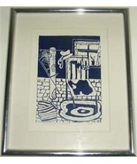 1990 SIGNED STEPANKA KREDBOVA RUSSIAN LITHO ART PRINT - $289.14