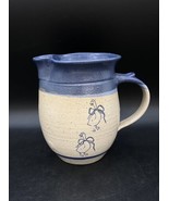 Corbett Large Pottery 7” Pitcher Hand Painted Geese Signed Vintage - $423.28 MXN