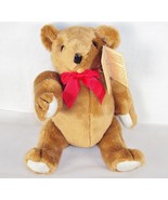 The Smithsonian Teddy Bear ~ w/Jointed Right Arm &amp; Red Ribbon Bow - £19.49 GBP