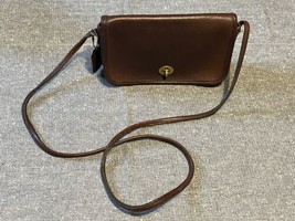 Coach Dinky Mahogany Bag #9375 Vintage And Beautiful-Original Coach Tag Incl - £95.33 GBP