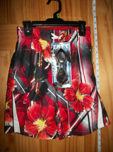 Joe Boxer Boy Clothes 8 Medium Swimwear New Red Flower Swim Trunks Bathing Suit - $18.99