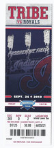 2010 Royals @ Indians Full Unused Ticket September 24th Progressive Field - £7.70 GBP