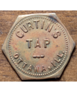 Ottawa, Illinois IL Curtin&#39;s Tap Hexagon Good For 10¢ Trade Token - $16.00