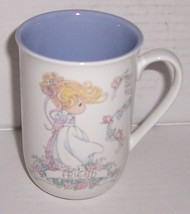 1993 Precious Moments &quot;FRIEND&quot; Name Porcelain Collectible Mug By S. Butcher - £21.25 GBP