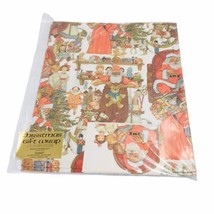 Vtg Santa’s Workshop Gift Wrap Christmas Current w/Cards Sealed NOS 1970s - £15.14 GBP